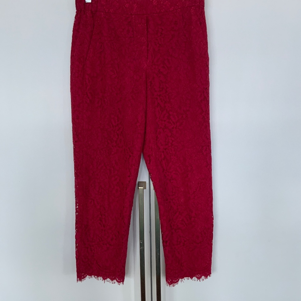 EUC JCREW lace pull on pant